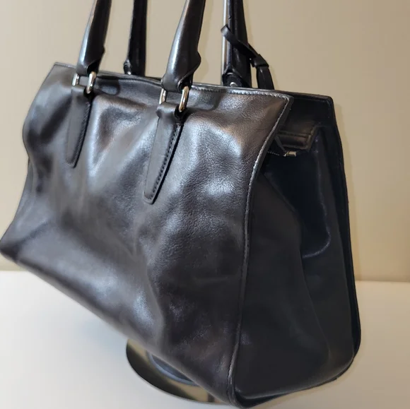 Coach handbag Leather, Black - Vintage Retail - Picture 3 of 15